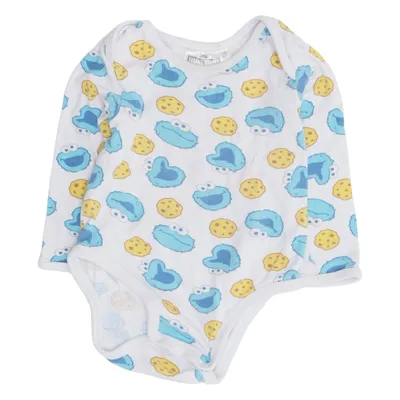 Body (Vit, Blå, Gul) från Sesame Street Bomull