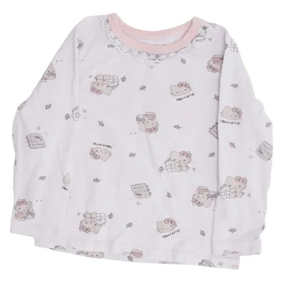 Long sleeve T-shirt (White, Pink) from Hey Honey