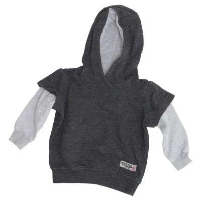 Kapuzenpullover (Grau) von Pocopiano Baumwolle, Polyester, Viskose