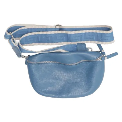 Sac-banane (Bleu, Beige) de Lavorazione Artigianale