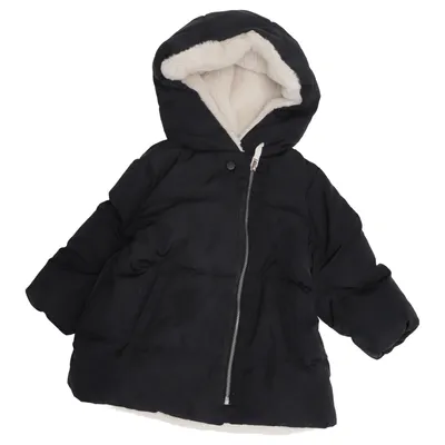 Down jacket (Black, Beige) from Zara Baby Down, Feather, Polyester