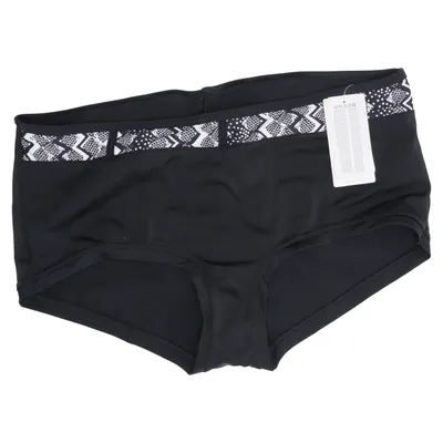 Bikini broekje (Zwart, Wit) van Elomi Elastaan, Polyamide