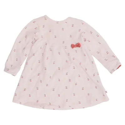 Klänning (Rosa, Brun) från Feetje Elastan, Ekologisk bomull