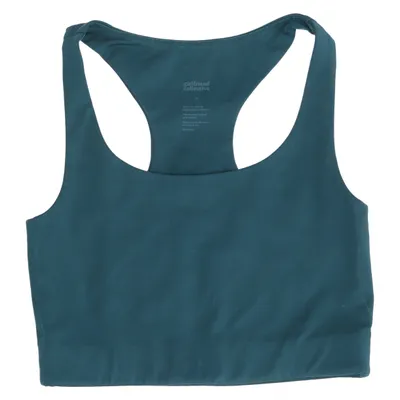 Sports bra (Blue) from Girlfriend Collective Elastane, Recycled polyester