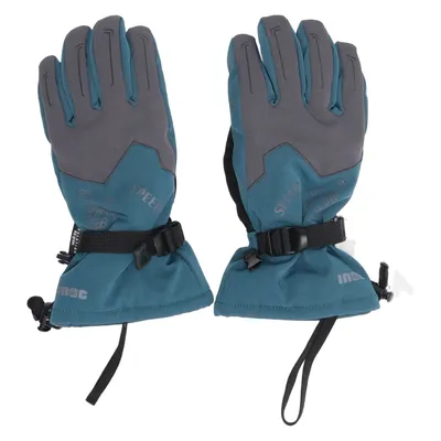 Gloves (Blue, Gray) from Speed Elastane, Polyester