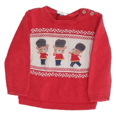 Weihnachtspullover (Rot, Beige) von Next Baby