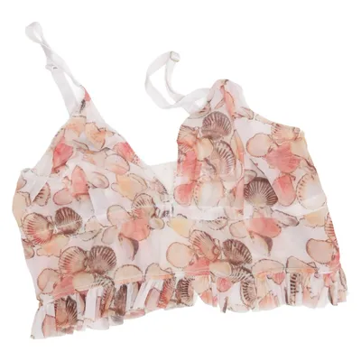 Bralette (Beige, Brun, Rosa) från Underprotection Elastan, Återvunnen polyester