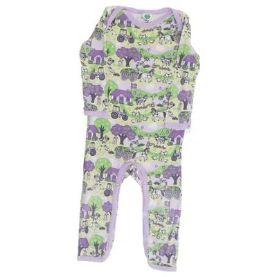 Rompers (Green, Purple, Multicolored) from Småfolk Cotton
