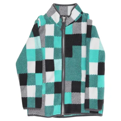 Fleece jas (Zwart, Wit, Groen) van Mountain Polyester