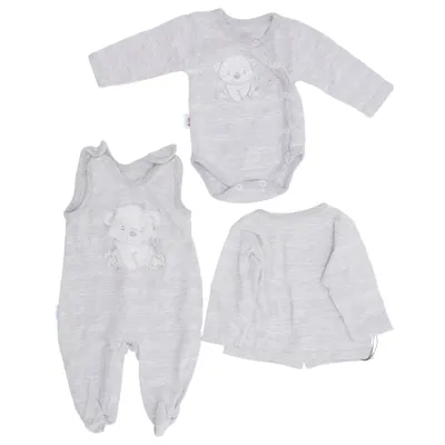 Set (Grijs) van Newbaby Katoen