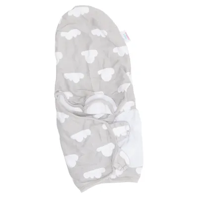 Swaddle sack (Gray, White) from Juicy Bumbles Cotton