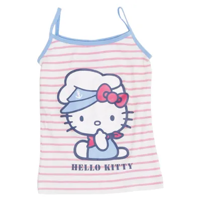 Tanktop (Weiß, Pink, Blau) von Hello Kitty