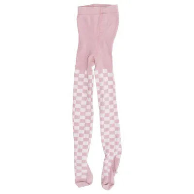 Tights (Pink, White) from Next Cotton, Elastane, Polyamide