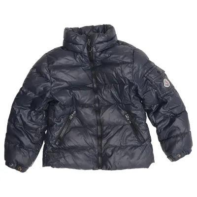 Down jacket (Blue) from Moncler Down, Feather, Polyamide