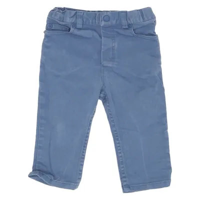 Chinos (Blå) fra Baby Dior Bomuld, Elastan, Læder