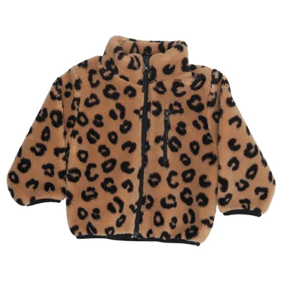 Fleece jas (Beige, Zwart) van H&M Polyester