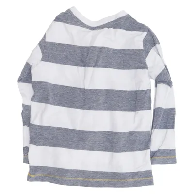 Lange mouwen shirt (Blauw, Wit) van Pusblu Katoen