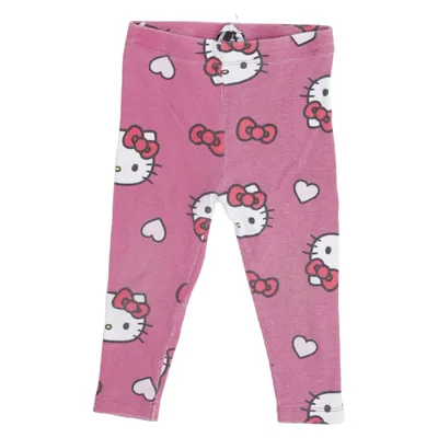 Leggings (Roze, Meerkleurig) van Hello Kitty by Sanrio Katoen, Elastaan