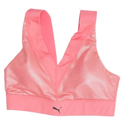 Sports bra (Pink) from Puma Elastane, Polyester
