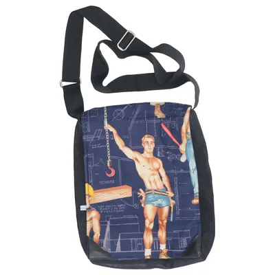 Shoulder-bag (Blue, Black, Multicolored) from Cerruti