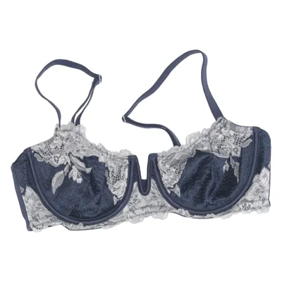 Soutien-gorge (Bleu, Gris) de Promise Élasthane, Polyamide