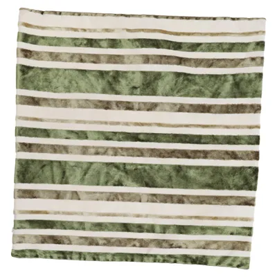 Housse de coussin (Vert, Blanc) de ICA Coton, Polyester, Viscose