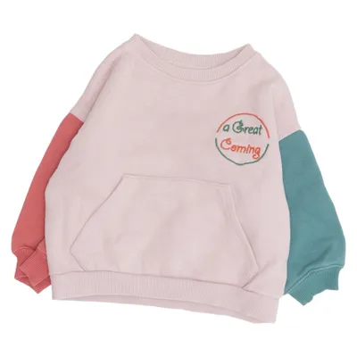 Sweatshirt (Pink, Rød, Grøn, Flerfarvet) fra Zara Bomuld, Polyester