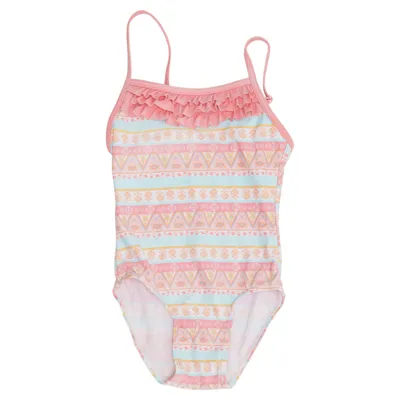 Maillot de bain une pièce (Rose, Bleu, Multicolore) de Pusblu Élasthane, Polyamide