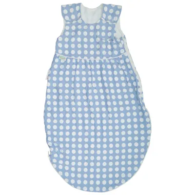 Baby Schlafsack (Blau, Weiß) von Tencel Baumwolle, Lyocell, Polyester