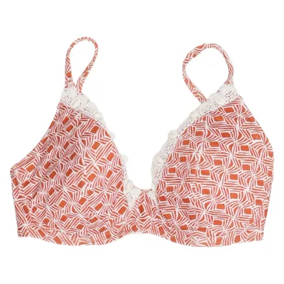 Soutien-gorge (Marron, Blanc) de Watercult Élasthane, Polyester recyclé