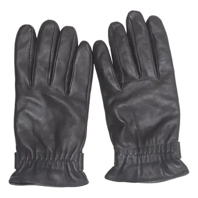 Gants en cuir (Marron)