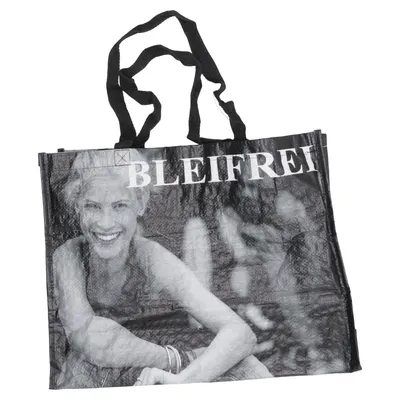 Canvas tas (Zwart, Wit) van Bleifrei