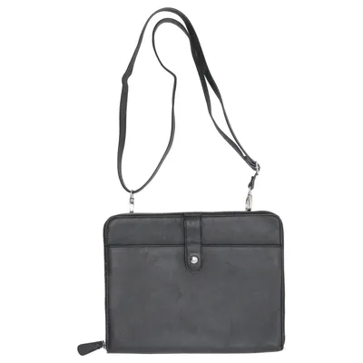 Shoulder-bag (Black) from Boscha Polyester, Polyurethane