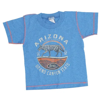 T-shirt (Blauw) van Prairie Mountain Katoen