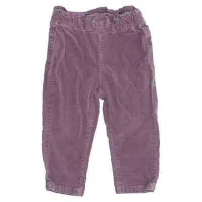 Corduroy pants (Purple) from Name It Cotton, Elastane