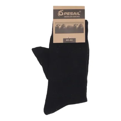 Knit socks (Black) from Pesail Wool