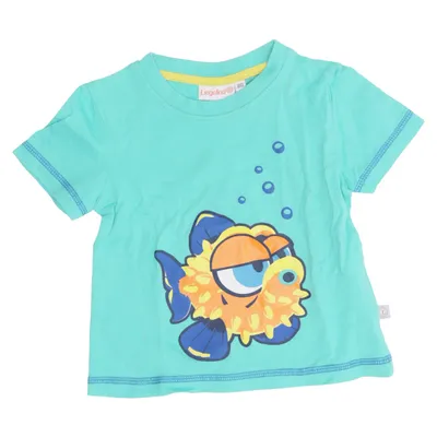 T-shirt (Turquoise, Multicolore) de Liegelind Coton, Élasthane