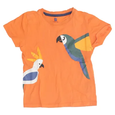 T-shirt (Oranje, Meerkleurig) van Hema Katoen