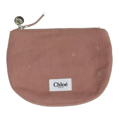 Kulturbeutel (Pink) von Chloé Parfum Recycelte Baumwolle, Recyceltes Polyester