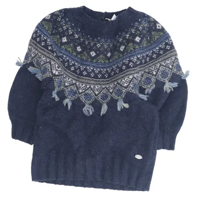 Strickpullover (Blau, Mehrfarbig) von Tartine et Chocolat Wolle