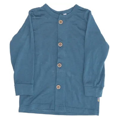 Cardigan (Blue) from Joha Merino wool