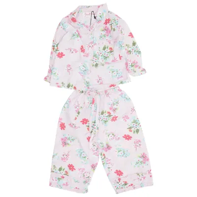 Pajamas (Pink, Multicolored) from Powell Craft Cotton