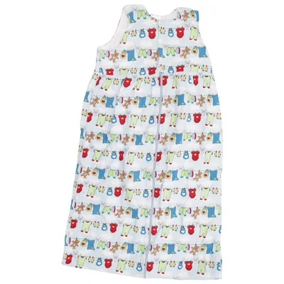 Swaddle sack (Blue, Multicolored) from Pusblu Cotton