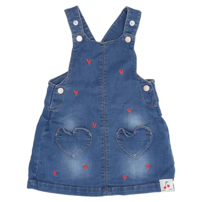 Latzkleid (Blau, Rot, Mehrfarbig) von Baby Club by C&A Baumwolle, Elasthan, Polyester