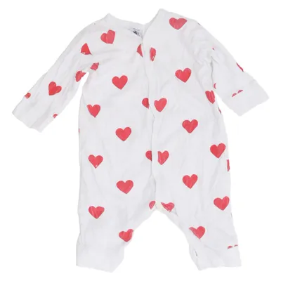 Barboteuse (Blanc, Rouge) de Petit Bateau Coton