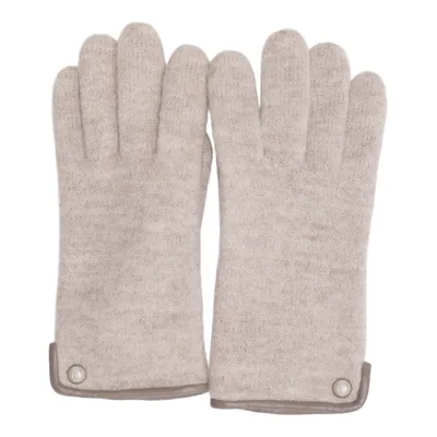Gloves (Beige) from Roeckl Wool
