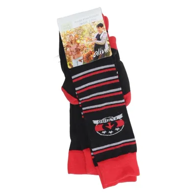 Chaussettes hautes (Noir, Rouge, Gris) de Alive Coton, Élasthane, Polyamide