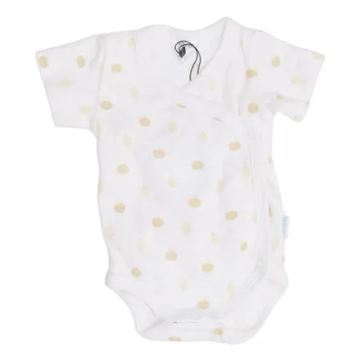 Body (Vit, Gul) från Little One Ekologisk bomull