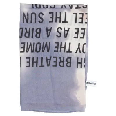 Shawl (Blue, White, Orange) from Zadig & Voltaire Parfums Recycled polyester