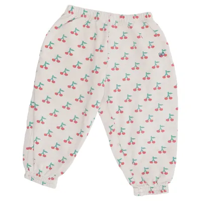 Sweatpants (Beige, Flerfarvet) fra Bobo Choses Elastan, Økologisk bomuld